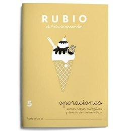 Notatnik do matematyki Rubio Nº 5 A5 hiszpański 20 Kartki (10 Sztuk)