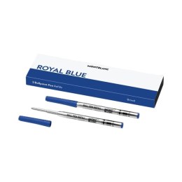 Wkład do długopisu Montblanc ROYAL BLUE - REFILLS BALL PEN - BROAD - 2 PCS Niebieski 2 Sztuk