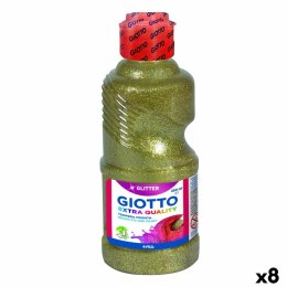 Farba temperowa Giotto Złoty 250 ml Brokat (8 Sztuk)