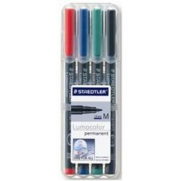 Marker permanentny Staedtler LUMOCOLOR 317 M Wielokolorowy 1 mm