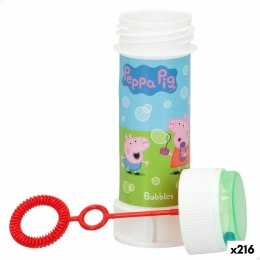 Maszyna do robienia baniek mydlanych Peppa Pig 60 ml 3,7 x 11,5 x 3,7 cm (216 Sztuk)