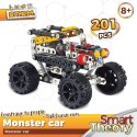 Zestaw do budowania Colorbaby Smart Theory Mecano Monster Car Samochód 201 Części (6 Sztuk)