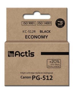 Actis KC-512R Tusz (zamiennik Canon PG-512; Standard; 15 ml; czarny)
