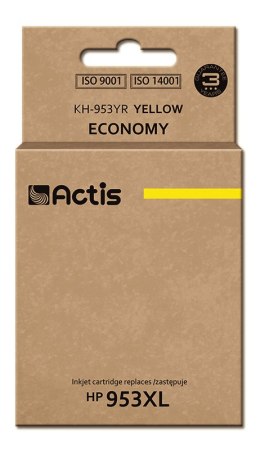 Actis KH-953YR Tusz (zamiennik HP 953XL F6U18AE; Standard; 25ml; żółty) - Nowy Chip