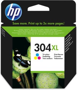 Tusz HP kolor HP 304XL , HP304XL=N9K07AE, 300 str.