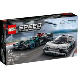 Playset Lego Speed Champions: Mercedes-AMG F1 W12 E Performance & Mercedes-AMG Project One 76909