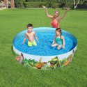 Bestway Piscina Rigida Dla Dzieci Dinozaury PVC 183x38 cm +2 Lata Ogrod 55022