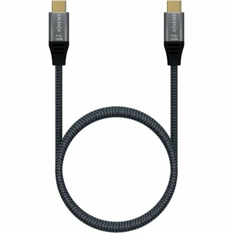 Kabel USB-C Aisens A107-0670 60 cm Szary (1 Sztuk)