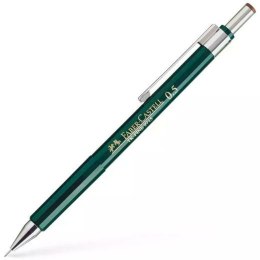 Ołówek mechaniczny Faber-Castell TK-FINE 9715 Kolor Zielony 0,5 mm (10 Sztuk)