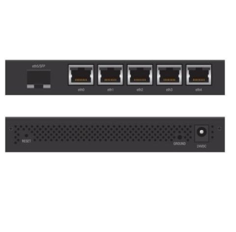 Ubiquiti EdgeRouter X SFP ruter Gigabit Ethernet Czarny