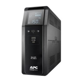 BR1600SI UPS Back ProBR1600VA/960W 6xC13, AVR,LCD, Ładowarka USB A/C Czysta sinusoida przy pracy bateryjnej