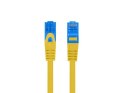 Patchcord kat.6a S/FTP CCA 10.0m Żółty