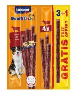 VITAKRAFT Dog Beef Stick wołowina - przysmak dla psa - 3+1 szt