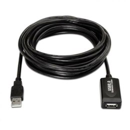 Kabel USB 2.0 Aisens A101-0019 Czarny 10 m (1 Sztuk)