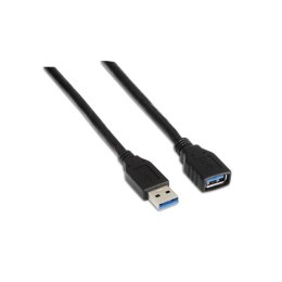 Kabel USB Aisens A105-0041 Czarny 1 m (1 Sztuk)