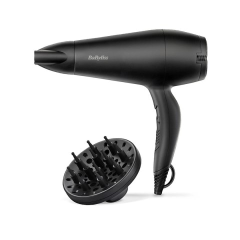 Suszarka do Włosów Babyliss D215DE Dyfuzor Czarny 2000 W (2 Sztuk)