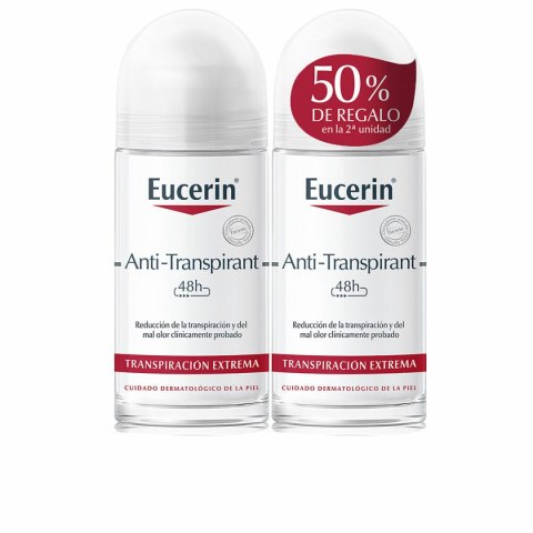 Dezodorant Roll-On Eucerin Transpirant Desodorante On Lote Antyperspirant 2 Sztuk 50 ml