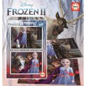 Zestaw 2 Puzzli Frozen Believe 40 x 28 cm 100 Części