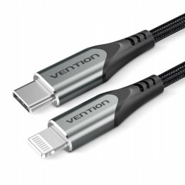 Kabel Lightning Vention TACHF Szary 1 m (1 Sztuk)