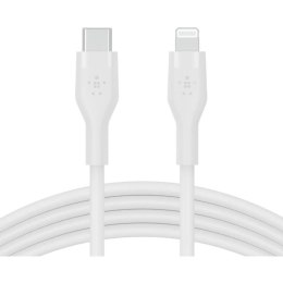 Kabel USB-C do Lightning Belkin CAA009BT1MWH 1 m Biały (1 Sztuk)