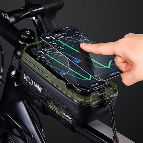 WILDMAN Etui/sakwa na ramę roweru GX200uchwyt rowerowy zielona/green