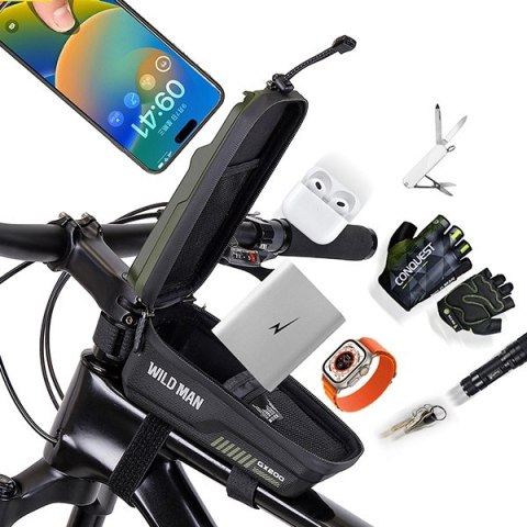 WILDMAN Etui/sakwa na ramę roweru GX200uchwyt rowerowy zielona/green