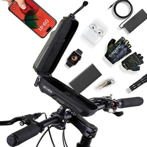 WILDMAN Etui/sakwa na ramę roweru GX330uchwyt rowerowy zielona/green
