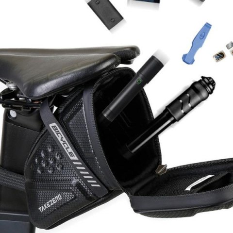 Etui/sakwa pod siodełko TAKEZERO TZ07 uchwyt rowerowy czarna/black