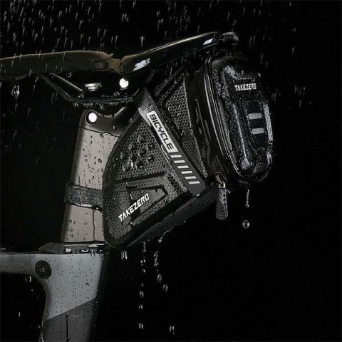 Etui/sakwa pod siodełko TAKEZERO TZ07 uchwyt rowerowy czarna/black