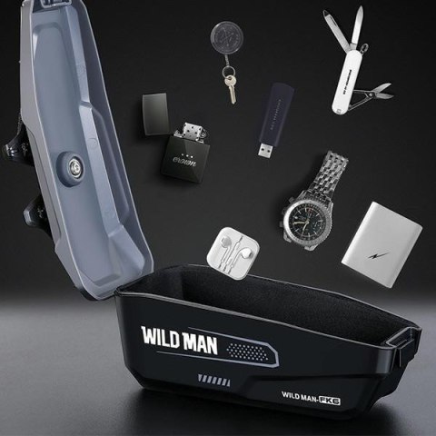 WILDMAN Etui/uchwyt na rower FK6sakwa na ramę szaro-czarna/grey-black