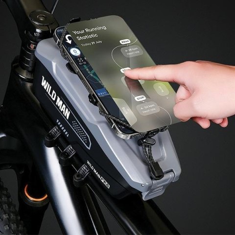 WILDMAN Etui/uchwyt na rower FK6sakwa na ramę szaro-czarna/grey-black