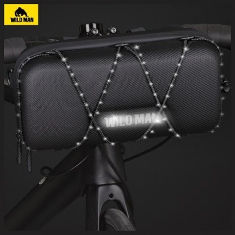 WILDMAN Etui/uchwyt rowerowy GD8sakwa na kierownicę zielone/green