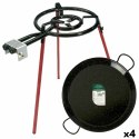 Paellero na Gas Ø 46 cm Set Metal (4 Sztuk)