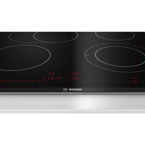 Płyta ceramiczna Bosch PKN675DP1D Serie 8 60 cm | 4 pola | PowerBoost | timer | czarny | bezramkowa