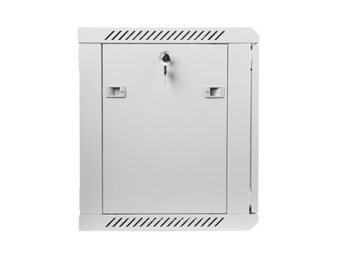 Szafa instalacyjna wisząca 19 cali 9U 600X450mm szara (drzwi szklane)