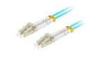 Patchcord światłowodowy Mm Lc/Upc-Lc/Upc Duplex 3.0mm 3m Aqua