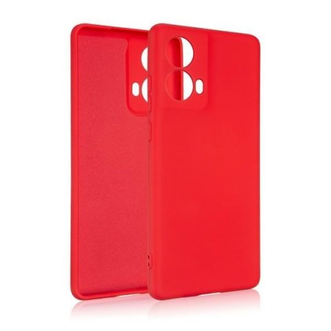 Beline Etui Silicone Moto G85 5Gczerwony/red