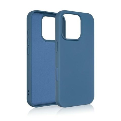 Beline Etui Silicone iPhone 16 Pro 6.3"niebieski/blue