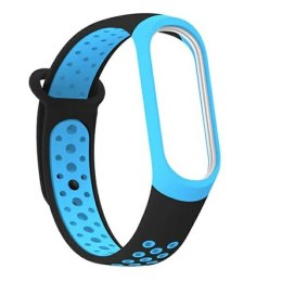 Beline pasek Mi Band 3/4 designczarno-niebieski/black-blue