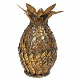 Świecznik Alexandra House Living Złoty Żelazo 15 x 26 x 15 cm Ananas