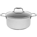 Garnek z Pokrywką Kohersen 71104 Srebrzysty Stal nierdzewna Aluminium Ø 24 cm 4,9 L