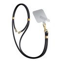 3MK EasyClip Black (gold)Smycz do telefonu