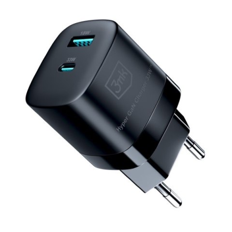 3MK Hyper GaN Charger 33W ład. sieć.Czarny/Black
