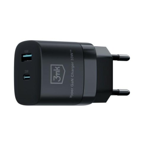 3MK Hyper GaN Charger 33W ład. sieć.Czarny/Black