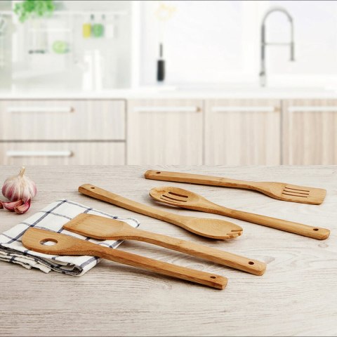 Talerz Quid Renova Bamboo Brązowy Drewno Ø 30 cm (12 Sztuk)