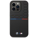 BMW BMHCP15L22SMPK iPhone 15 Pro 6.1" czarny/black Silicone Pattern