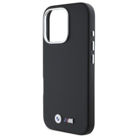 BMW BMHCP16X23PMWK iPhone 16 Pro Max 6.9" czarny/black hardcase M Smooth Full Wrapped Metal