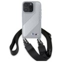 BMW BMHCP16L23PSCCG iPhone 16 Pro 6.3" szary/grey hardcase M Edition Carbon Stripe & Strap