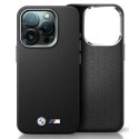 BMW BMHCP16S23PMWK iPhone 16 6.1" czarny/black hardcase M Smooth Full Wrapped Metal