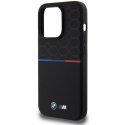 BMW BMHMP15L22SMPK iPhone 15 Pro 6.1" czarny/black hardcase M Silicone Pattern MagSafe